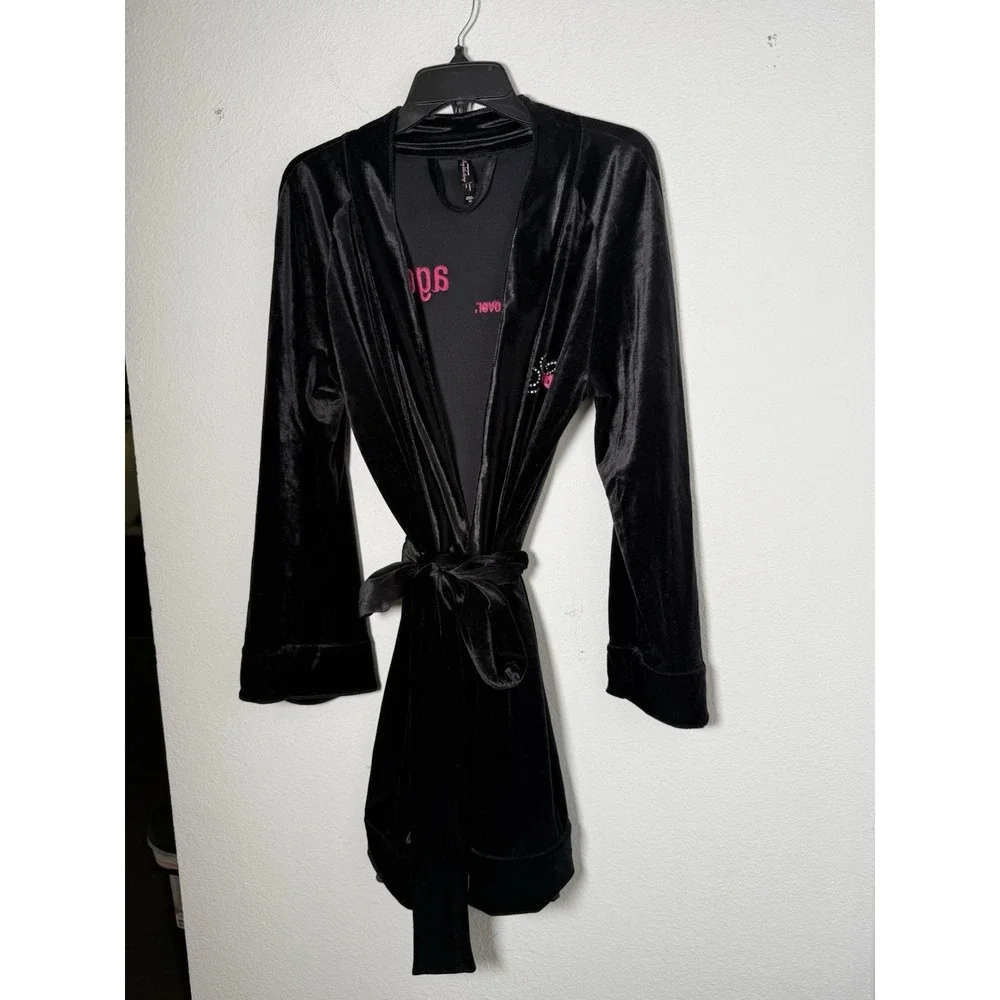 Limited Edition Victoria Secret Vintage Secret Agent Velvet Robe Size Med‎